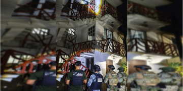 Aseguran autoridades posibles drogas durante cateo en Cancún