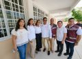 Entrega Mara Lezama primera etapa del CBTIS 301 en Cancún