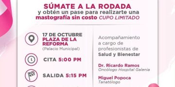 Invitan a rodada rosa en Cancún para promover la prevención del cáncer de mama