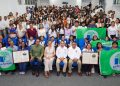 Ana Paty Peralta entrega cinco distintivos Green Flag a escuelas de Cancún