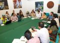 Ana Paty Peralta coordina acciones para atender el sargazo en Cancún