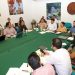 Ana Paty Peralta coordina acciones para atender el sargazo en Cancún